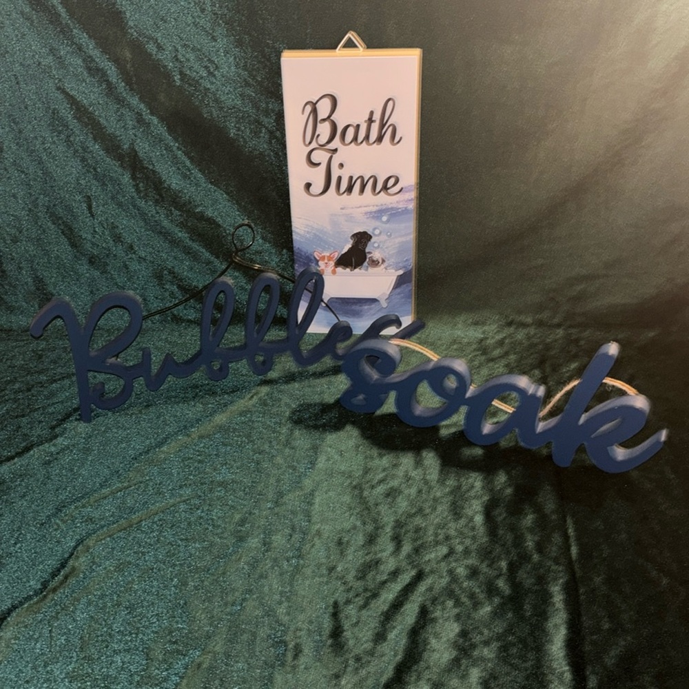 Bath Decor Bath Time, Bubble, Soak